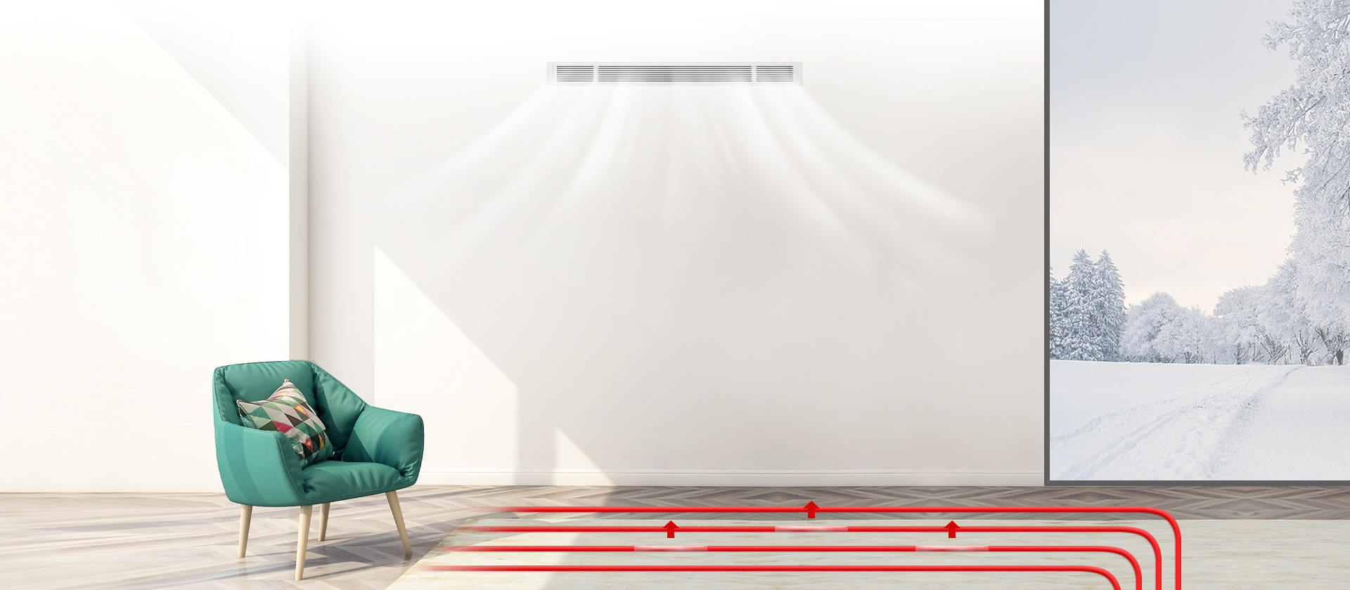 哈唯家用全直流變頻采暖空調(diào)熱泵機組